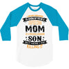 Super Cool Mom Of A Freaking Awesome Son 3/4 Sleeve Shirt
