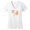 born in the 50s Women's V-Neck T-Shirt