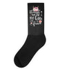 Though She Be But Little She Is Fierce Socks