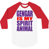 gengar is my spirit animal 3/4 Sleeve Shirt