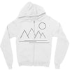 Mountains and Sun Zipper Hoodie