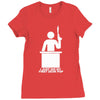i just did my first desk pop Ladies Fitted T-Shirt