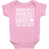 arguing with a psych major Baby Onesie