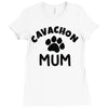 cavachon mum Ladies Fitted T-Shirt