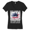 Veteran Don't Thank Me Thank My Brothers &amp; Sister Women's V-Neck T-Shirt
