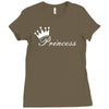 princess sticker vinyl decal die cut   girl crown car window baby wall Ladies Fitted T-Shirt