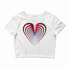 love red best Crop Top