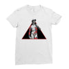 david with rose tattoo Ladies Fitted T-Shirt