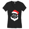 santa claus merry christmas Women's V-Neck T-Shirt