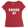drunk af Women's Triblend Scoop T-shirt