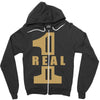 real one Zipper Hoodie