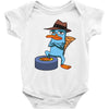 perry agent p Baby Onesie