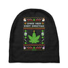 smoke weed every christmas Baby Beanies