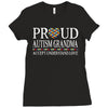proud autism grandma Ladies Fitted T-Shirt