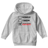 too busy playing fortnite (black) Youth Hoodie