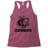 zombie bee Racerback Tank