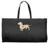 dachshund flower Weekender Totes