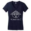 rude offensive racist Women's V-Neck T-Shirt