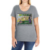 Georges Pierre Seurat A Sunday Afternoon On The island Of La Grande Ja Ladies Curvy T-Shirt