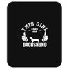 This Girl Loves Her Dachshund Mousepad