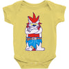 wild aztec monster Baby Onesie