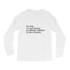 the oc allergic reaction Long Sleeve Shirts