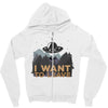 I Want to Leave Zipper Hoodie