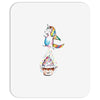 Cute Unicorn and Happy Cupcake Mousepad