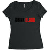 drink blood Women's Triblend Scoop T-shirt