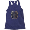 polygon wolf Racerback Tank