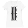 me we are one Ladies Fitted T-Shirt