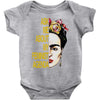 ask me about my feminist agenda frida kahlo Baby Bodysuit