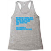 my friend thinks he's smart Racerback Tank