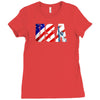 usa 4th of july Ladies Fitted T-Shirt