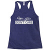 mom hair don't care Racerback Tank