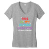 This Is My Human Costume I'm Really a Unicorn Women's V-Neck T-Shirt