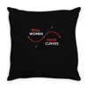 real women Throw Pillow