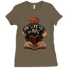 my life is an rpg2 Ladies Fitted T-Shirt