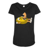 peanut inside Maternity Scoop Neck T-shirt
