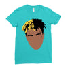 abstract design of xxxtentacion Ladies Fitted T-Shirt