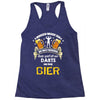 personalisierte darts spieler Racerback Tank