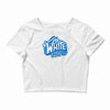 white rock candy Crop Top