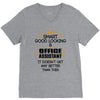 Smart Good Looking Office Assistant Doesnt Get Better Than This V-Neck Tee