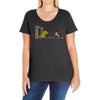game of legends Ladies Curvy T-Shirt