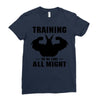 Training to be Like All Might Ladies Fitted T-Shirt