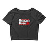 reagan bush '84 Crop Top