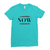 Yesterday Now Tomorrow Ladies Fitted T-Shirt