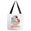 This Girl Loves Saint Bernard Tote Bags