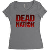 dead nation Women's Triblend Scoop T-shirt