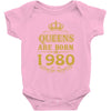 queens are born in 1980 Baby Bodysuit